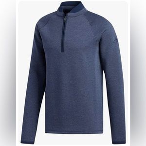 Adidas Men's Classic Club ¼ Zip Golf Pullover Navy Large